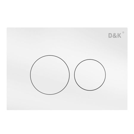 Клавиша смыва D&K Bayern DB1529016.2  (арт.инсталл DI8050127), белый, артикул DB1529016.2