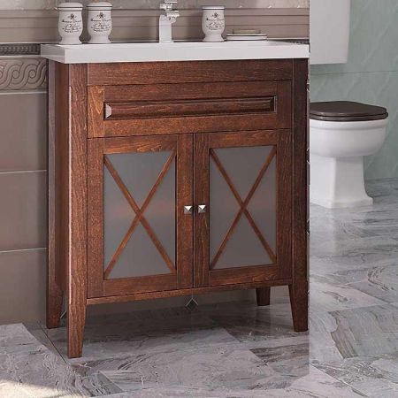 Тумба с раковиной Палермо 80 Opadiris Светлый орех, артикул 