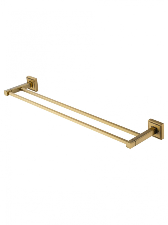 Полотенцедержатель двойной WONZON & WOGHAND ROMA, Бронза (WW-7211), артикул WW-7211