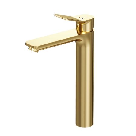 F85A92099 X-Joy, смеситель д/умывальника высокий, золото, артикул F85A92099