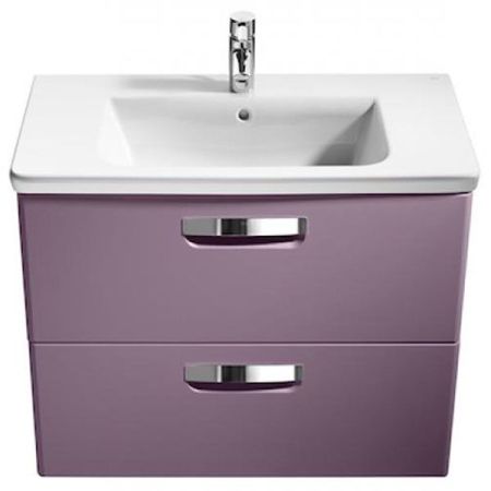 Тумба под раковину Roca The Gap 80 ZRU9302740 подвесная Фиолетовая
