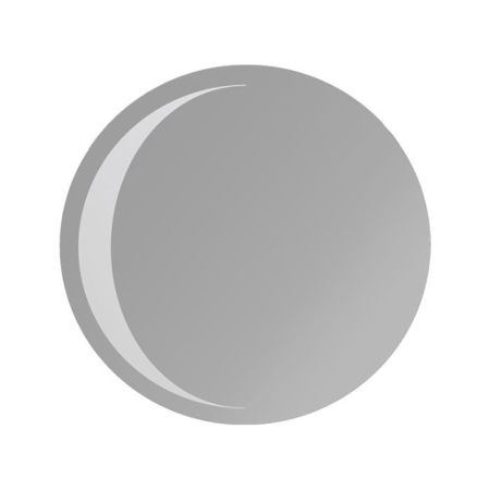 Simas Henges Зеркало круглое Mezzaluna с подсветкой