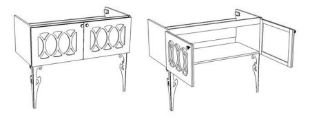 Тумба "Таормина 105", Модерн 105, артикул SD-00000322
