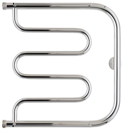 Полотенцесушитель "СТИЛЬЕ" ТАНДЕМ 2П 500х500 резьба-сгон 1" (Без покрытия), артикул 00016-5050