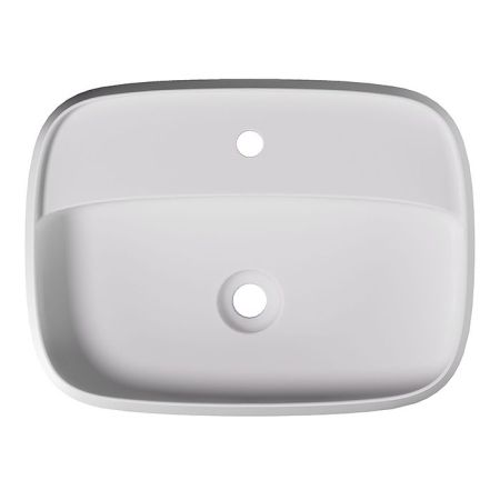 Раковина, Alice, NUR, Plan, ширина, мм-600, глубина, мм-450, высота, мм-150, тип установки-накладной (настольный), отверстия для смесителя-1, без перелива, донный клапан-необходимо заказать, материал-керамика, вид грязеотталкивающего покрытия-Aliglaze+, ц