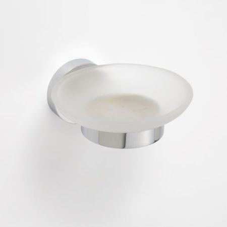 Мыльница OMEGA стеклянная  115x135x55мм, артикул 104108042