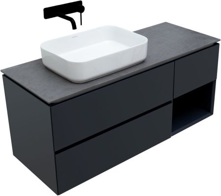 Тумба под раковину Allen Brau Infinity 120 1.21005.AM L антрацит матовый, артикул 1.21005.AM