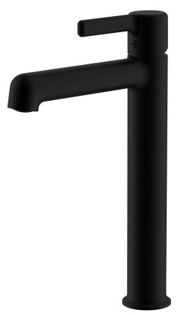 Смеситель Column Black для раковины, высокий,  без донного клапана, артикул: CLM25B, артикул CLM25B