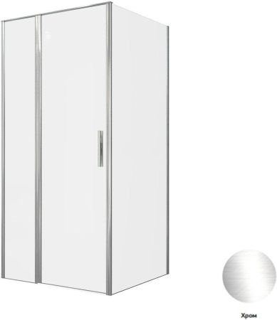 Душевой уголок Allen Brau Priority 100x90 3.31028.00 + 3.31043.00 хром, артикул 3.31028.00 + 3.31043.00