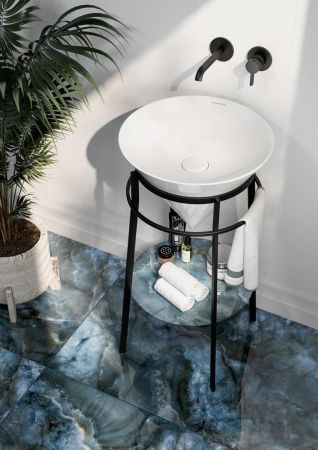 Металлическая структура CONO напольная 44, черная матовая, артикул CO.44\BLK.M