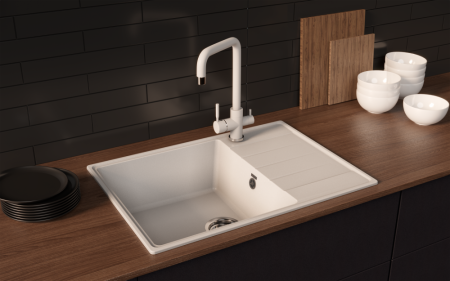 Мойка ULGRAN Quartz жасмин (Prima 700-01), артикул Prima 700-01