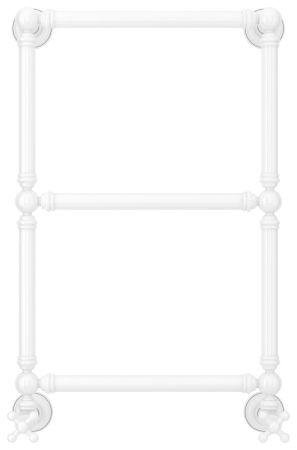 Полотенцесушитель, Сунержа, Ренессанс 1304, водяной, ширина, мм-472, глубина, мм-184, высота, мм-733, межосевое расстояние-400, подключение-нижнее, мощность, Вт-162, присоединительный размер-НР G 1/2" / НР G 3/4" (эксцентрик), материал-нержавеющая сталь, , артикул 12-0280-6640