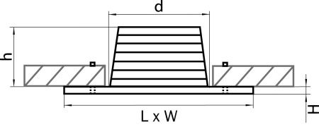 Светильник точечный встраиваемый декоративный со встроенными светодиодами Leddy Lightstar 212187