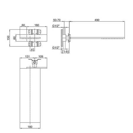 Внутренняя часть, Fantini, назначение-для верхнего душа, без каскадной струи, стандарт подвода воды-1/2", комплектация-пластиковые заглушки, звукоизолирующий полистирол, влагощитные прокладки, артикул 86 00 8036A