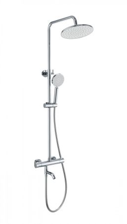 Душевая система с термостатом WONZON & WOGHAND INN 4, Хром (WW-B3047-A1-CR), артикул WW-B3047-A1-CR