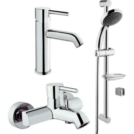 **Minimax S, набор смесителей+душ.штанга, артикул A49153EXP