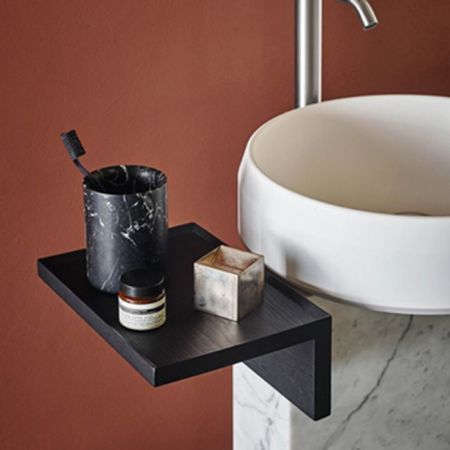 Agape Lariana Полочка 32x23 см, цвет: темный дуб