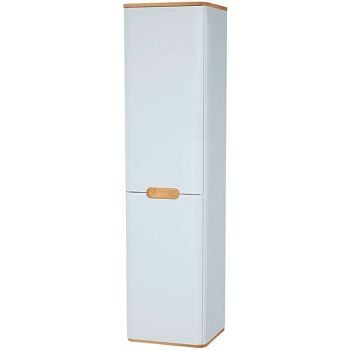 Пенал Sentо, с корзиной для белья, 40 см, цвет матовый белый, левосторонний  (ножки 61069 заказываются отдельно)