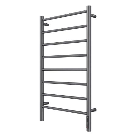 Полотенцесушитель электрический Terminus Аврора П8 50х85 quick touch, оружейная сталь, артикул 4670078566232