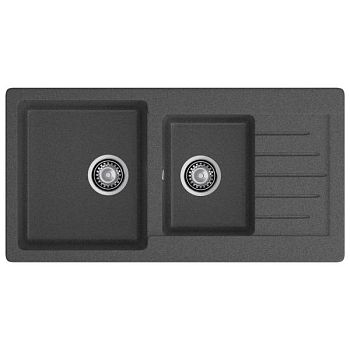 Кухонная мойка GranFest PRACTIK 980KL, графит
