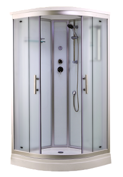 Душевая кабина Timo Standart Silver Fabric T-6601SF, 100x100x220