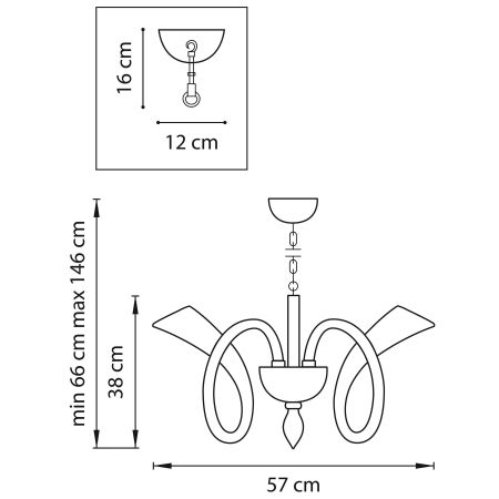 Люстра подвесная Stella Lightstar 892061, артикул 892061