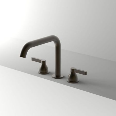 AGAPE MEMORY MIX Смеситель для раковины на 3 отверстия, цвет Brushed burnished, артикул AMIX415DBR