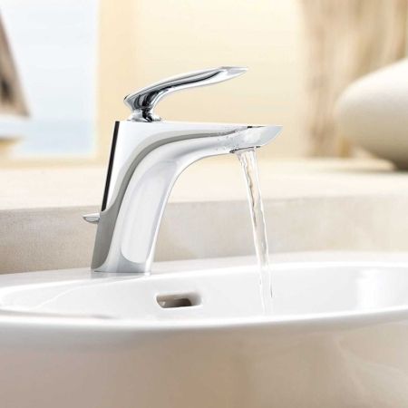 Смеситель для раковины, Kludi, Balance, тип открывания воды-однорычажный, тип регулирования воды-керамический картридж, монтаж-на раковину/столешницу, отверстия для монтажа-1, высота, мм-159, вынос излива, мм-129, донный клапан-есть, тип подводки-гибкая, , артикул 520230575