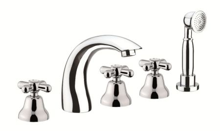 Смеситель на борт ванны Fiore MARGOT 26ZZ0608, бронза, артикул 26ZZ0608