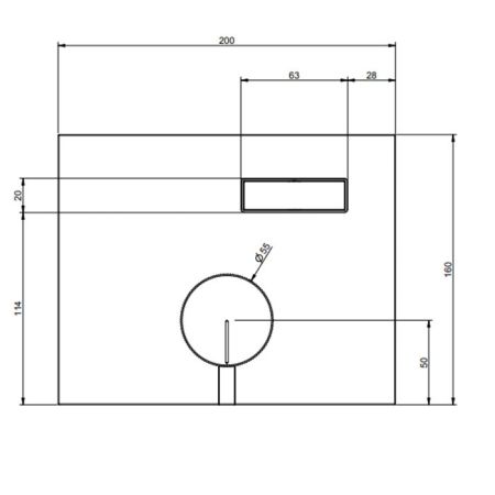 Gessi Hi-Fi Смеситель для душа, с включением 1 источника (внешняя часть), цвет: хром