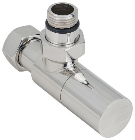 Вентиль угловой (цилиндр) G 1/2" НР х G 3/4" НГ (Шампань)