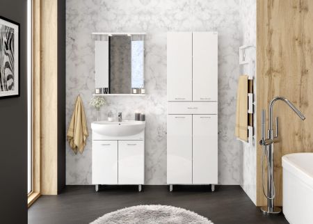 Тумба Onika Стелла 65 напольная, белая (ум. Стелла 65), артикул 106501