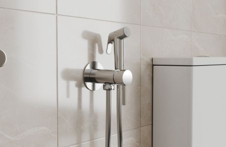 Гигиенический душ со смесителем Bravat D9151CP-ENG, хром, артикул D9151CP-ENG