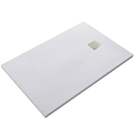 Душевой поддон из искусственного камня Vincea VST-2SR28012W 120x80 Белый матовый без сифона, артикул VST-2SR28012W