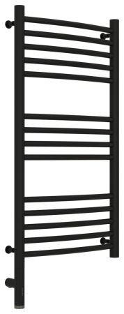 Полотенцесушитель, Сунержа, Богема 3.0, выгнутая, электрический, ширина, мм-432, глубина, мм-88, высота, мм-924, межосевое расстояние-400, нагревательный элемент-ТЭН, подключение-нижнее слева, электрокомплект-МЭМ, мощность, Вт-300, материал-нержавеющая ст, артикул 31-5802-8040