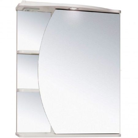 Зеркальный шкаф Runo Линда 60 4620750024796 с подсветкой Белый