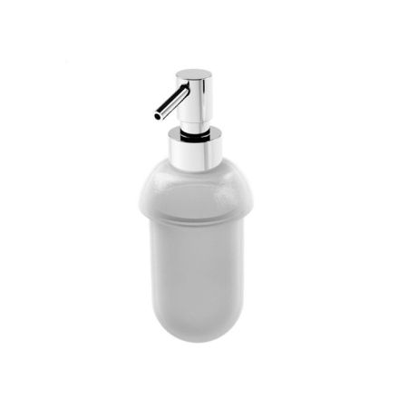 Stella 130 Дозатор для мыла стекло матовое D022 цвет: хром