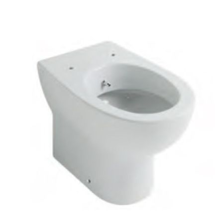 GLOBO 4ALL Унитаз-биде напольный приставной  54*36см, крепёж  в комплекте, цвет белый, артикул MDB01.BI