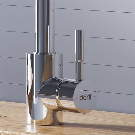 D3007500 Logic кухонный смеситель вытягивающимся изливом Logic, хром, артикул D3007500