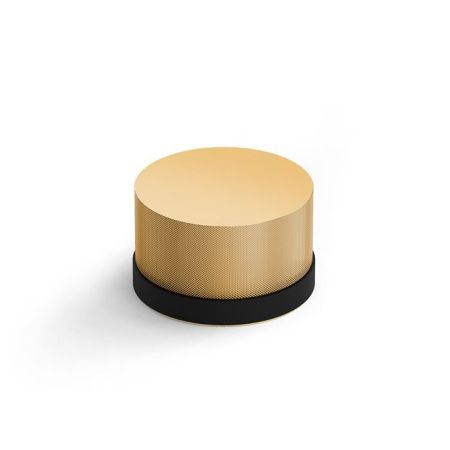 Decor Walther Club Дверной стопор 5.3x9x9см., круглый, цвет: золото, артикул 0509520