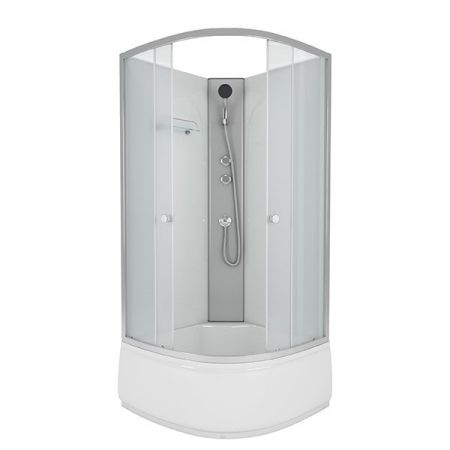 Душевая кабина Niagara Eco NG-7308-08 90х90 стекло матовое задняя стенка Белая