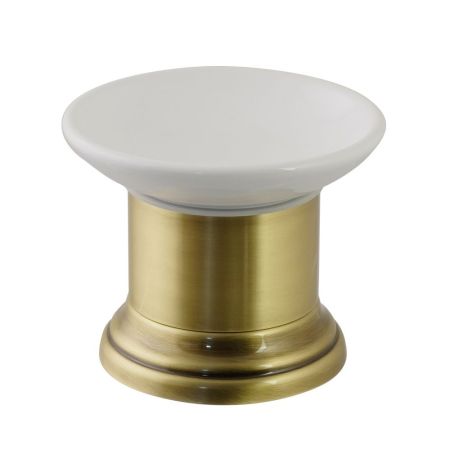 MIRELLA Mыльница настольная, керамика/бронза, артикул 17159