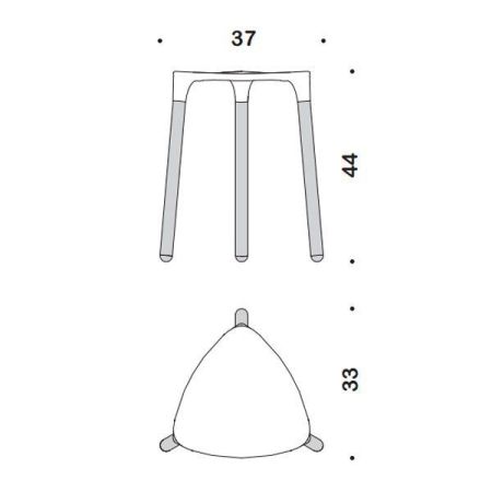 Colombo Complementi Сиденье пластиковое,цвет:  белый, артикул B9988.BI