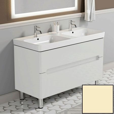 Тумба с раковиной SanVit Форма 120 kforma1202 в цвете Ral Желтый глянец, артикул kforma1202