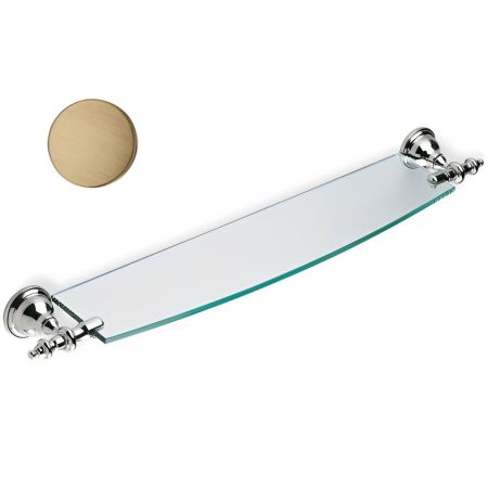 Полка стеклянная Webert Armony AM500701065, бронза, артикул AM500701065