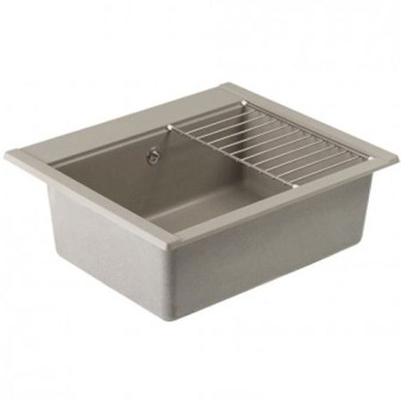 Кухонная мойка Акватон Делия 60 1A715232LD250 Серый шелк, артикул 1A715232LD250