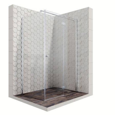 Душевой уголок Ambassador Diamond 12011108R-PR2, прямоугольный, линейный трап, 120х90, артикул 12011108R-PR2