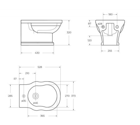 BOHEME Биде подвесное BB115BH, артикул BB115BH
