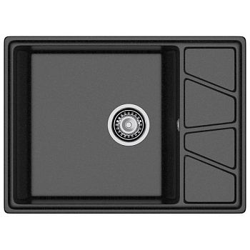 Кухонная мойка GranFest VERTEX 680L, черный