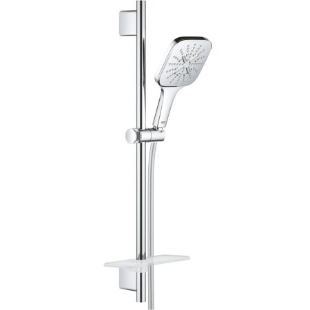Душевой гарнитур GROHE Rainshower SmartActive 130 Cube, 3 вида струй, хром (26583000), артикул 26583000